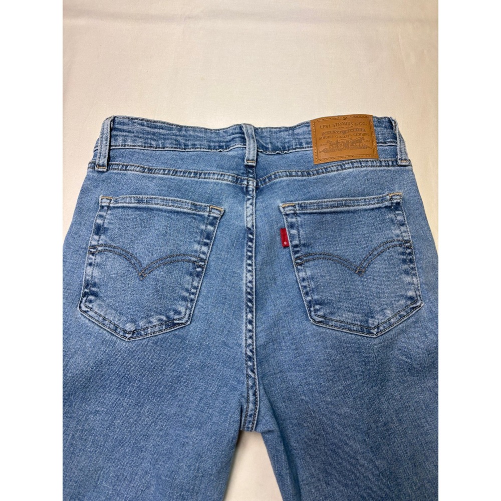 Levis Premium 725 High Rise Bootcut Jeans Blue Denim 27x32 18759-0116 - Picture 10 of 16